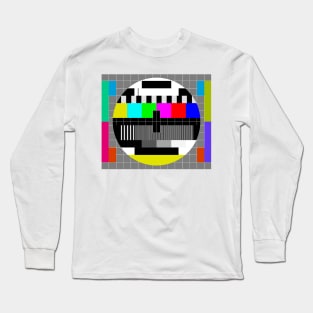TV test pattern Pop Art Long Sleeve T-Shirt